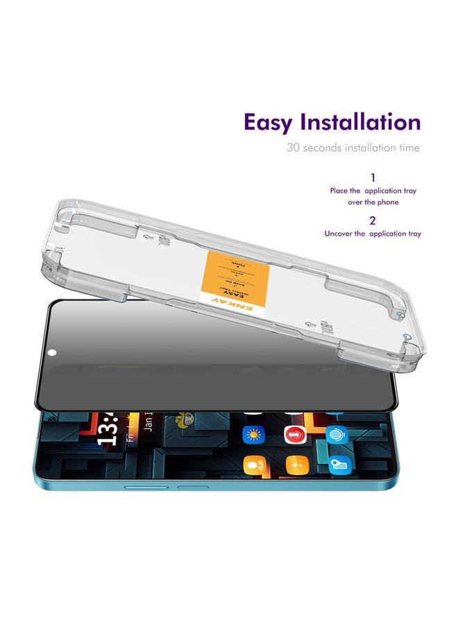 For Google Pixel 9 Pro Xl Easy Install Anti-Peeping Privacy Tempered Glass Film - Image 2